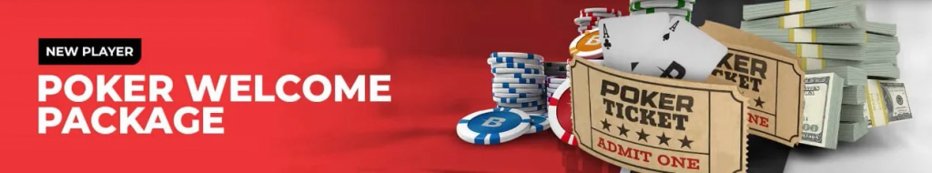 paquete de bienvenida poker