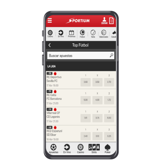 software app sportium poker