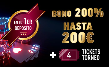 200 welcome bonus up to 200 euros